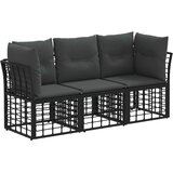  Set vanjskih sofa Crna Poliester - Crna bez stola | shoptok.hr