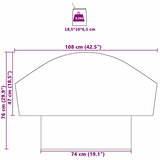  Poklopac kotača Crna i Plava 108 x 76 cm oxford | shoptok.hr
