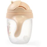 BabyOno neprolijevajuća čaša sa slamkom, bež | shoptok.hr