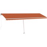  Samostojeća tenda ručno uvlačenje 600 x 300 cm narančasto-smeđa | shoptok.hr