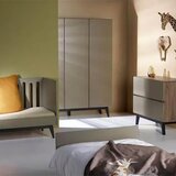 Qu-ax zaščitna ograjica za otroško posteljico trendy 70x140 royal oak | Shoptok.si