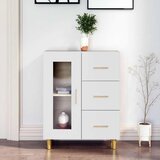  Komoda bijela 69,5x34x90 cm od konstruiranog drva | shoptok.hr