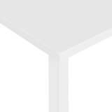  Računalniška miza bela 105x55x72 cm MDF in kovina, (20608884) | Shoptok.si