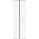  Visoka komoda bijela 60 x 35 x 180 cm od konstruiranog drva | shoptok.hr