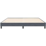 Box Spring krevet bez madracem tamno sivi 200x220 cm baršun | shoptok.hr