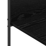 vidaXL Stalak za odjeću s policama Crni hrast 120x44x160 cm Inženjersko drvo | shoptok.hr