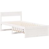 vidaXL Okvir kreveta bez madraca bijeli 100x200 cm konstruirano drvo | shoptok.hr