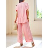 Resti Women's cotton set with short sleeves and wide trousers | shoptok.hr