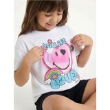 Sinsay Pamučna majica s printom Smiley | shoptok.hr