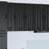  Ormar za Zid Lucca Crna 30 x 31 x 80 cm Konstruirano drvo | shoptok.hr