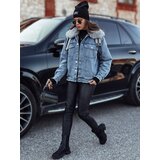 DStreet Kurtka damska FURDENIM jeansowa z futerkiem jasnoniebieska | ePonuda.com