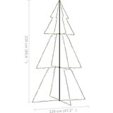  Stožasto božićno drvce 300 LED unutarnje i vanjsko 120 x 220 cm | shoptok.hr