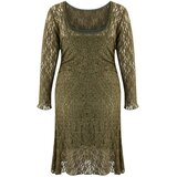 Trendyol Ženska haljina Tbbaw26Ah00042, Kaki | Eponuda.com