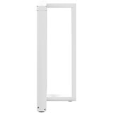  Noge za barski stol T-oblika 2 kom Bijele 60x35x(90-91) cm Čelik | shoptok.hr
