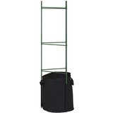 vidaXL mreža za paradižnik z vrečo za rastline 4 kosi 116 cm jeklo pp | Shoptok.si