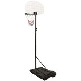 Košarkaški stalak bijeli 216 - 250 cm od polietilena | shoptok.hr