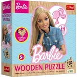  Lesena sestavljanka Junior 50 delov - Barbie - 1 k.