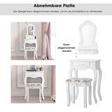 Namještaj Toaletni stolić, kozmetički stolić s ogledalom | shoptok.hr