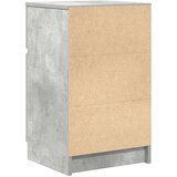 vidaXL Nočna omarica betonsko siva 39x35x65 cm inženirski les | Shoptok.si