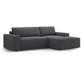 Micadoni Temno siva raztegljiva kotna sedežna garnitura (desni kot) Jodie – Home | Shoptok.si