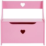 Premier Housewares Ružičasti dječji ormar s klupom 60x62x34 cm Pink Heart – | shoptok.hr