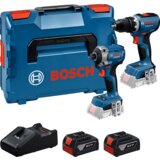 Bosch gsr 18V-65 + gdr 18V-215, 2 x 5.0 ah baterija + punjač + l-boxx 136 0615A50090 Cene