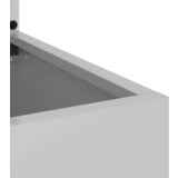 vidaXL Vrtni Sadič s Dekorativnom Pločom Srebrna 50 x 140 cm | shoptok.hr