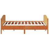  Okvir kreveta bez madraca voštano smeđi 200x200 cm od borovine | Eponuda.com