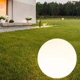  LED solarna lampa BALL, 3,7 V, 2000 mAh, prečnik 50 cm, IP65, bela | Eponuda.com