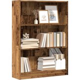 vidaXL Knjižna omara starinski les 80x24x109 cm inženirski les | Shoptok.si