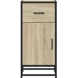  Komoda boja hrasta 35,5 x 35 x 76 cm konstruirano drvo i metal | shoptok.hr