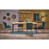 Halmar Raztegljiva jedilna miza Inferno - naravni hrast / črna | Shoptok.si