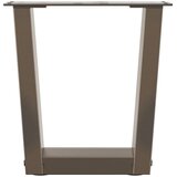  Noge za klub stolić V-oblik 2 kom Prirodni čelik 40 x (30-31,3) cm Čelik | Shoptok.si
