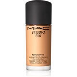 MAC Cosmetics Studio Fix Fluid SPF 15 24HR Matte Foundation + Oil Control Mini matirajoči tekoči puder SPF 15 odtenek NC20 15 ml | Shoptok.si
