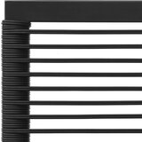  8-dijelna vrtna garnitura crno-siva od poliratana | shoptok.hr