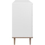 MID.YOU komoda, bela, hrast sonoma | Shoptok.si