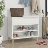 vidaXL Ormarić za cipele sjajni bijeli 70x36x60 cm konstruirano drvo Cijene