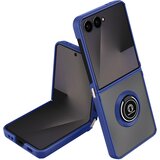AVIZAR Ovitek za Samsung Galaxy Z Flip 7, zložljiv z magnetnim obročkom, Modra, (5000190191) | Shoptok.si