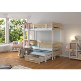 ADRK Troposteljna otroka postelja ETAPO 103 cm - BELA-SONOMA HRAST Cene