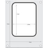 Hendi Matrica za zaptivanje posuda, spremnik 187x137 mm | Eponuda.com