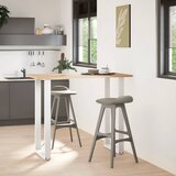  Noge za barski stol U-oblika 2 kom Bijele 60 x (110-111) cm Čelik | shoptok.hr