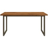  Kvadratni blagovaonski stol 160 x 70 x 75 cm Prirodna | shoptok.hr
