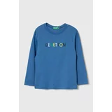 United Colors Of Benetton Otroška bombažna majica z dolgimi rokavi