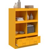  Visoka komoda boja senfa 67 x 39 x 95 cm čelični | shoptok.hr