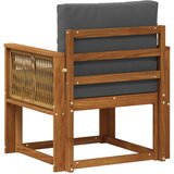  Srednja sofa za van Čvrsto drvo akacije Prirodna | shoptok.hr