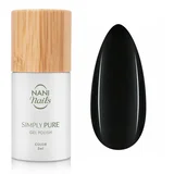 Simly Pure gel lak za nokte s korištenjem UV/LED lampe nijansa True Black 5 ml
