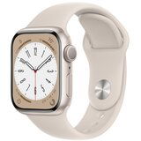 Apple SAT pametni, 1.69" LTPO OLED zaslon, vodootporan BT, WiFi - Watch Series 8 GPS 41mm Starlight | Eponuda.ba