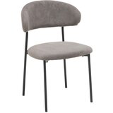 MID.YOU STOL, kovina, tekstil siva, črna | Shoptok.si