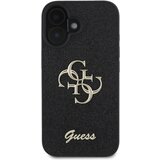 Guess Ohišje za iPhone 16 Plus z bleš?icami in kovinskim logotipom, ?rna, (21749427) | Shoptok.si