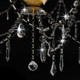 Luster s 2 razine zlatni 15 žarulja E14 | Eponuda.ba